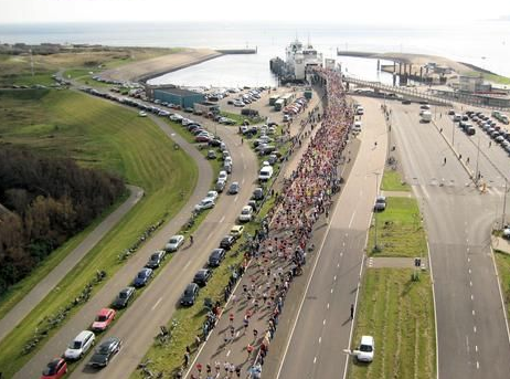 Texelse halve marathon vanaf TESO haven Texelse halve marathon vanaf TESO haven